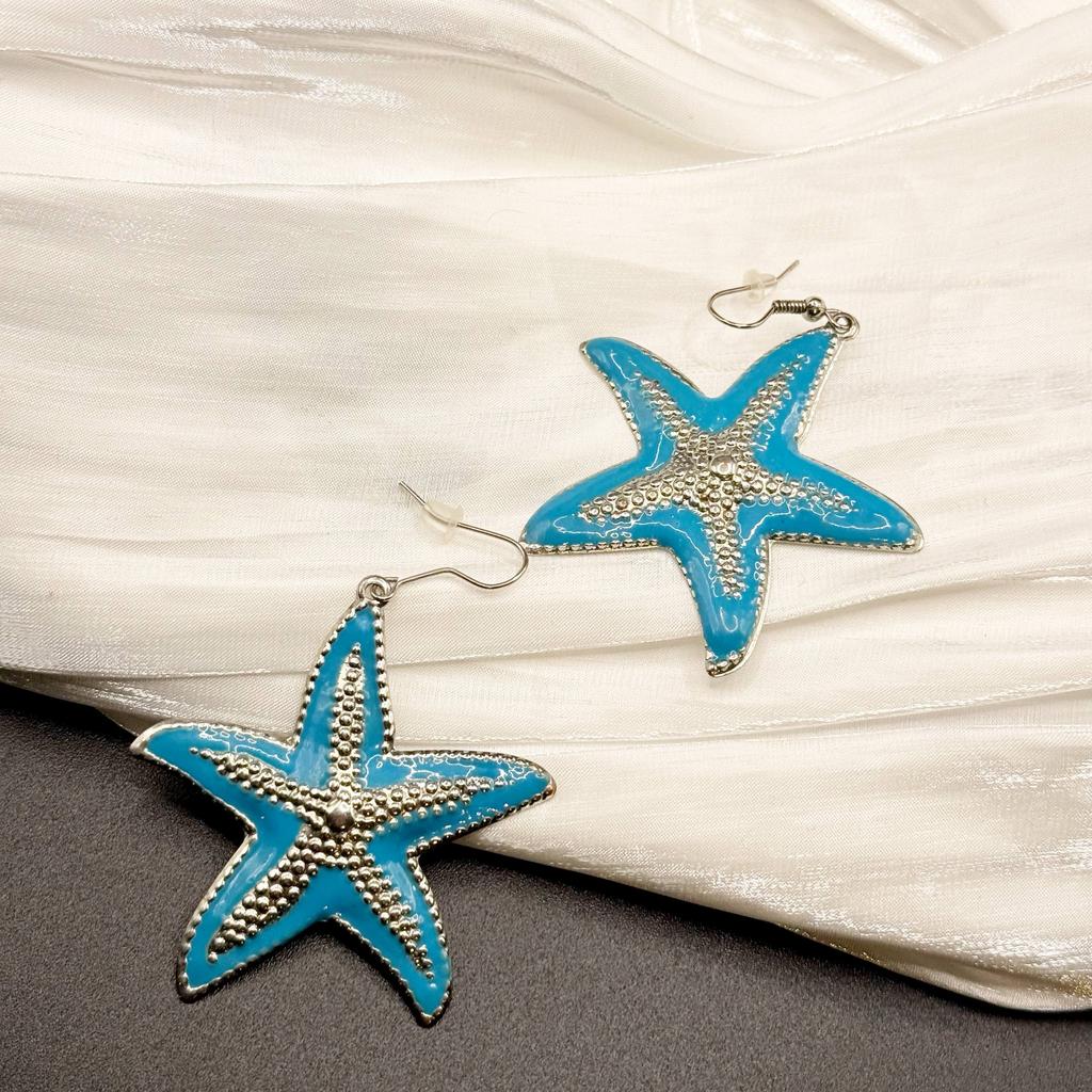 Винтажные серьги "Морская легенда", США, 70е