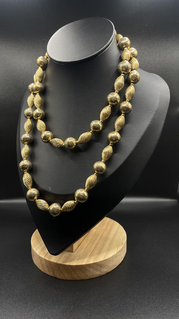 Винтажный сотуар с бусинами, Чехия, 80е