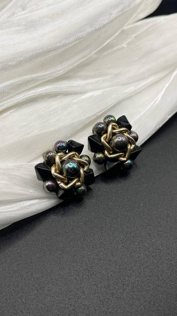 Винтажные клипсы «Сомниум», США, 70е