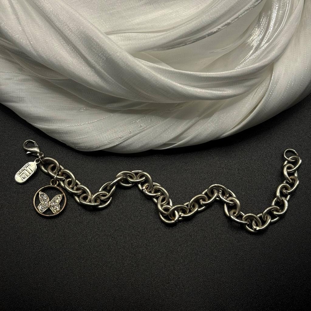 Винтажный браслет «Летний мотылёк», 80-90е, JLO by Jennifer Lopez