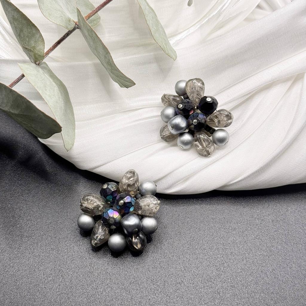 Винтажные клипсы «Сумерки красоты», 80-90е W.Germany