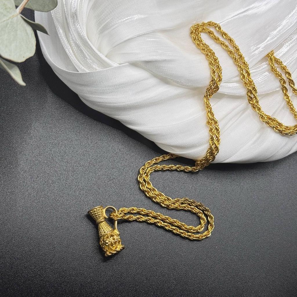 Винтажная подвеска «Кувшин счастья» 70е