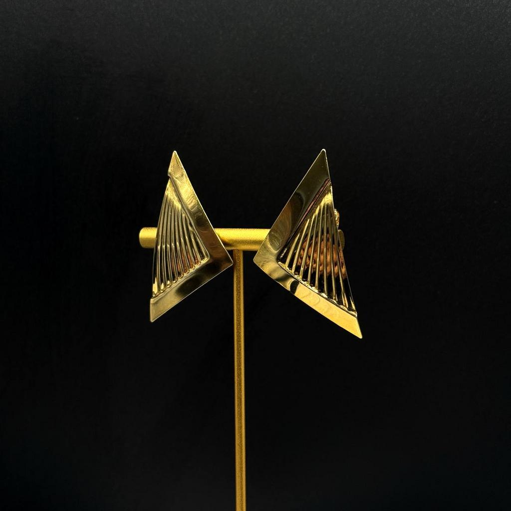 Винтажные клипсы ”Golden edge”, США, 80-90е