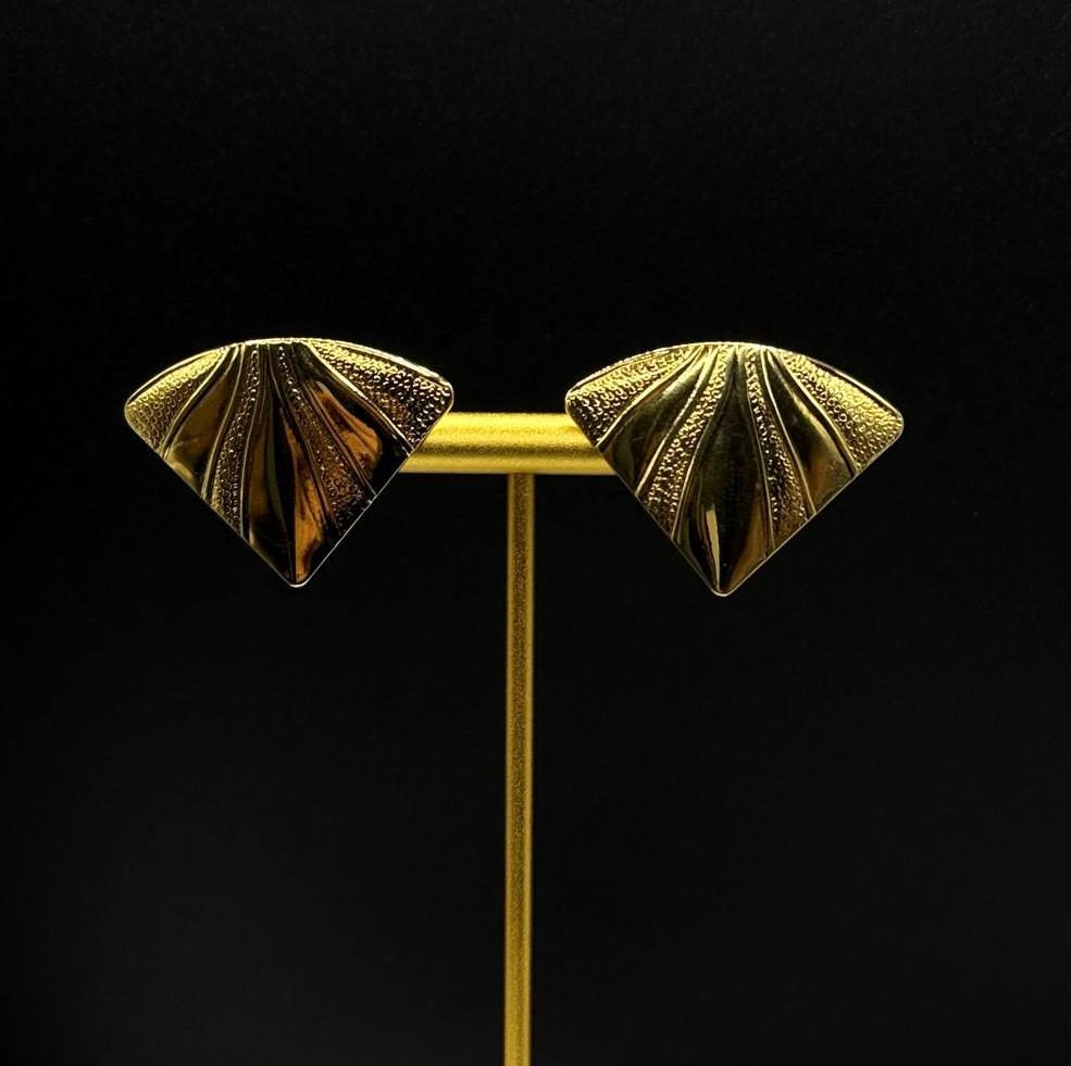 Винтажные клипсы “Guilded glamour”, США, 80-90е