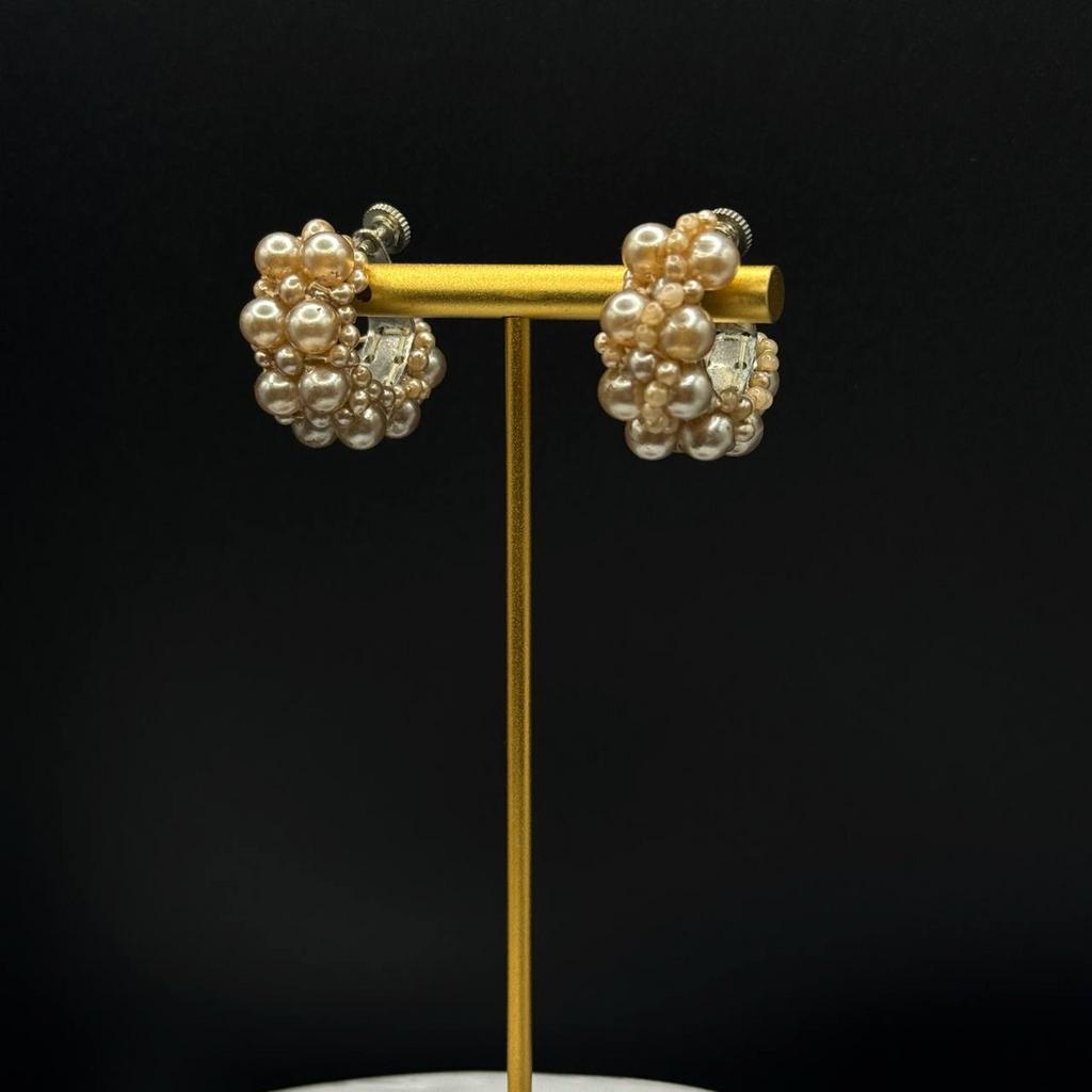 Винтажные клипсы “Bubbles of champagne”, США, 80-90е