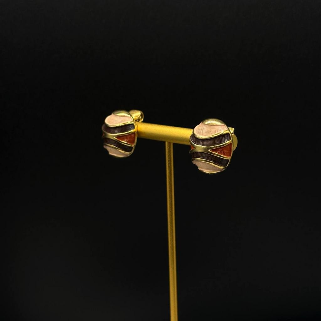 Винтажные клипсы “Intricate details”, США, 80-90