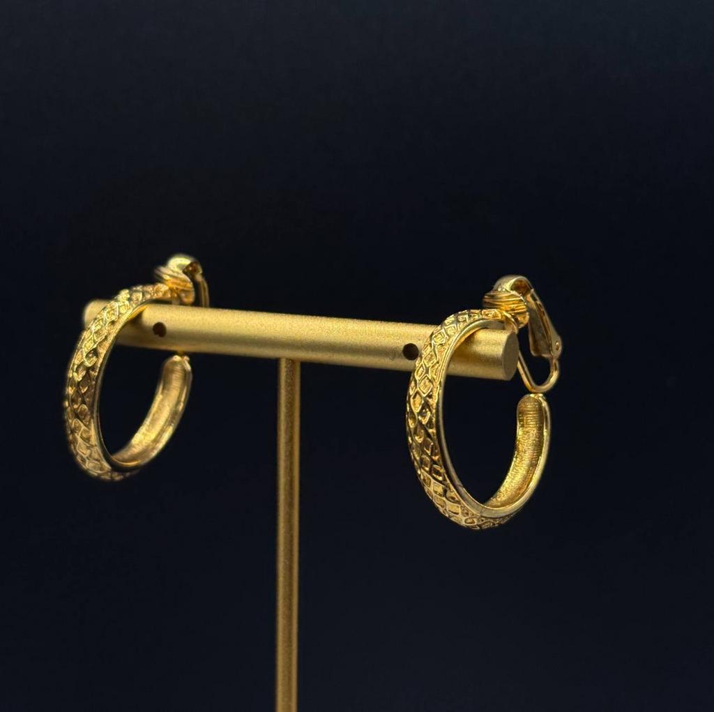 Винтажные клипсы ”Golden lace”, США, 80-90е