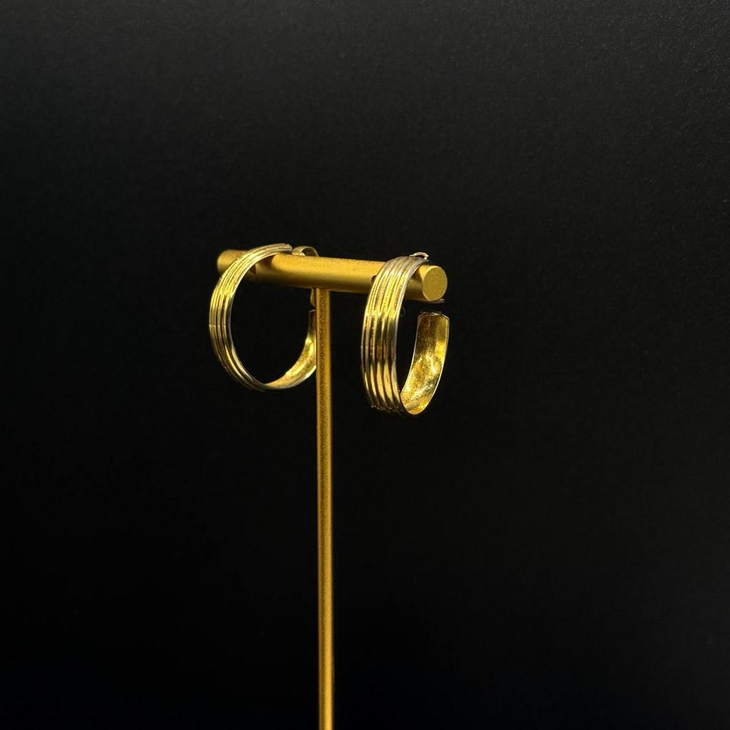 Винтажные клипсы «Полосы рассвета», США, 90е