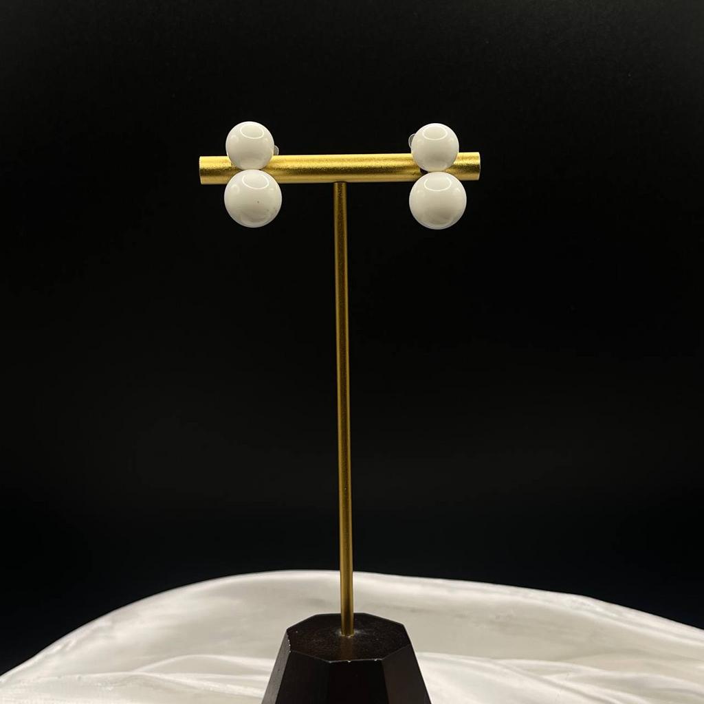 Винтажные клипсы «Отражение чистоты», США, 80-90е