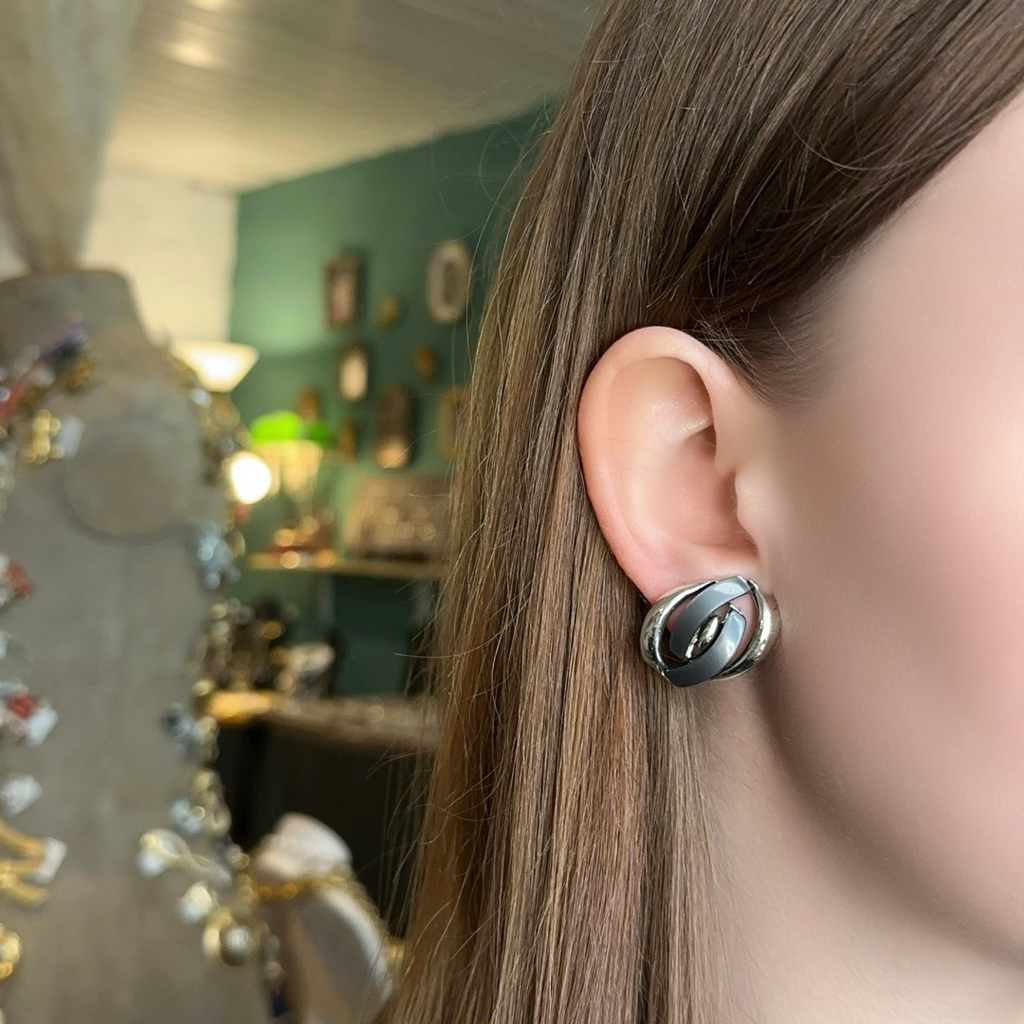 Винтажные клипсы “Tangled”, США, 80-90е