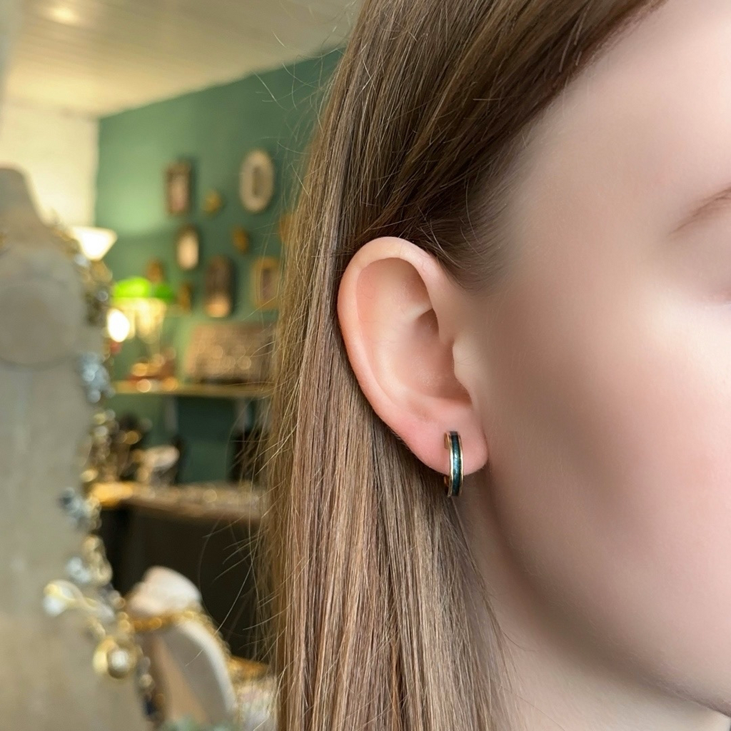 Винтажные клипсы “Golden is the new black”, США, 80-90е