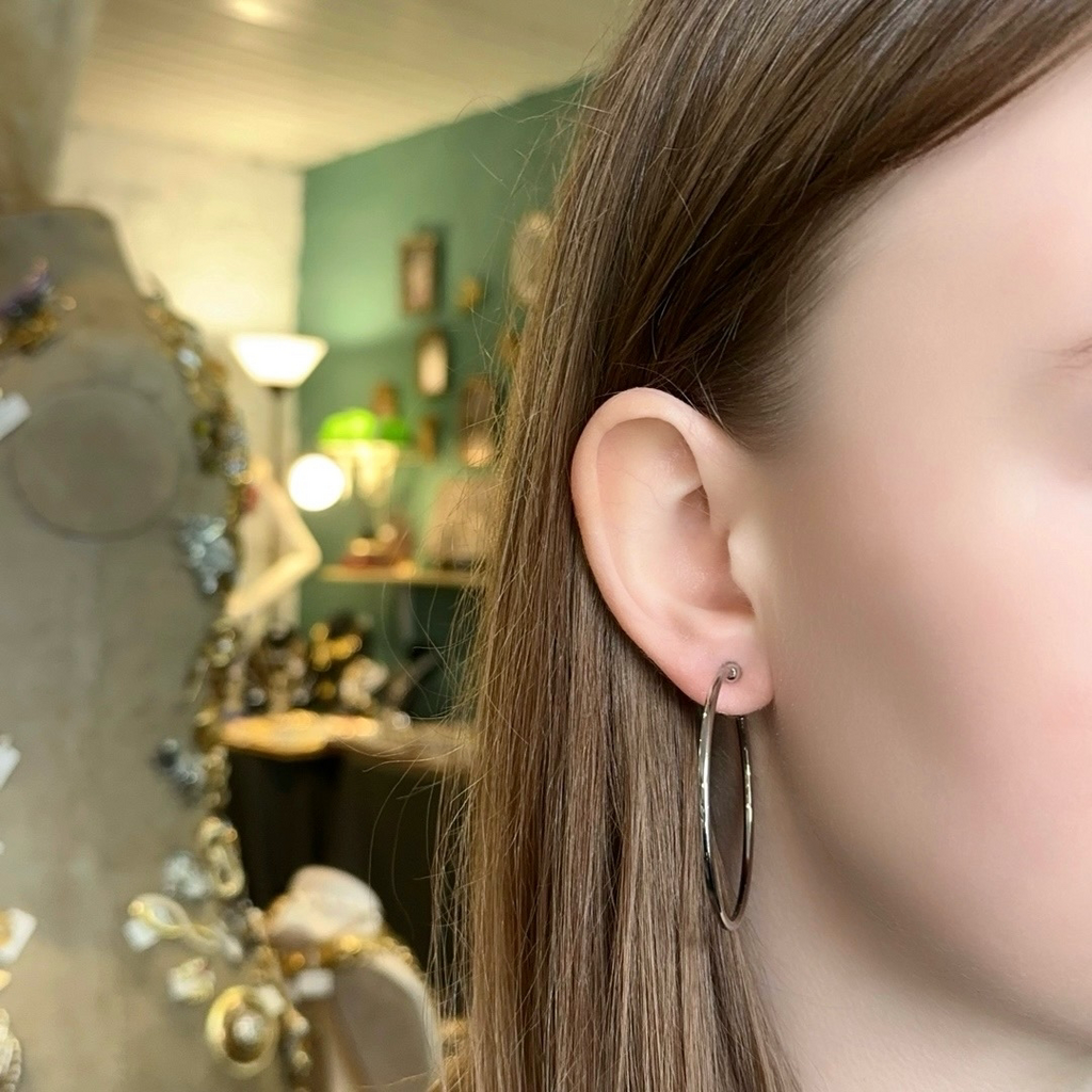 Винтажные клипсы «Простая элегантность», США, 80-90е