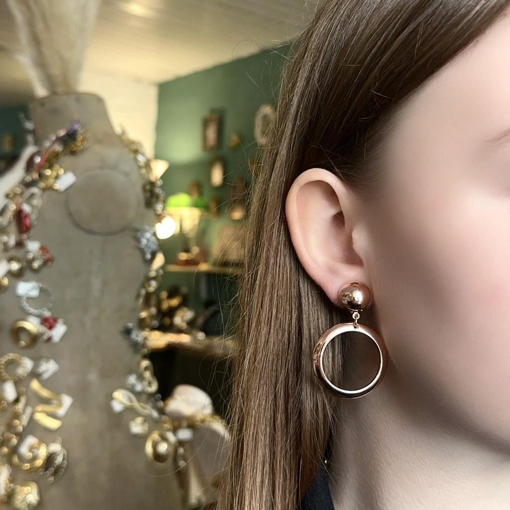 Винтажные клипсы “Golden hour”, США, 80-90е