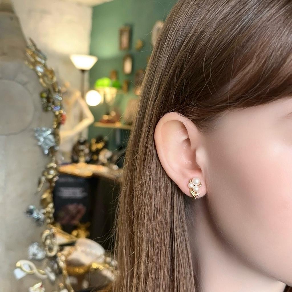 Винтажные клипсы «Пена дней», США, 80-90е