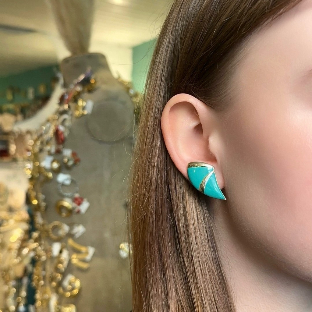 Винтажные клипсы “Breakfast at Tiffany’s”, США, 80-90е