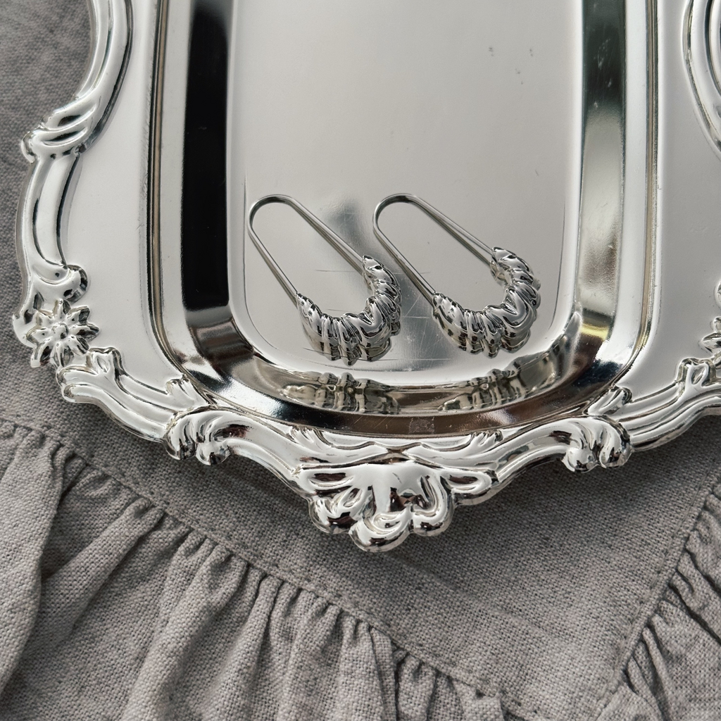 Серьги “Twisted minimalism”