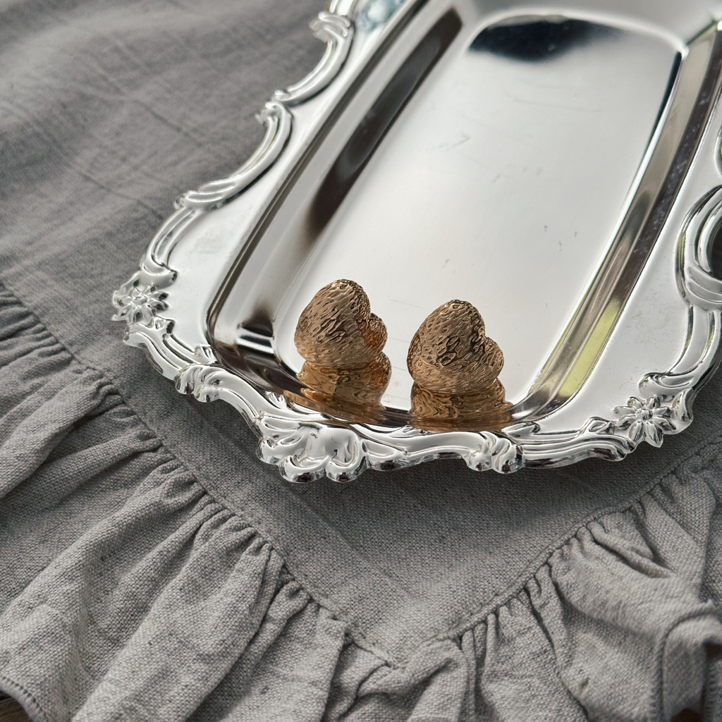 Серьги “Golden reminiscent love”