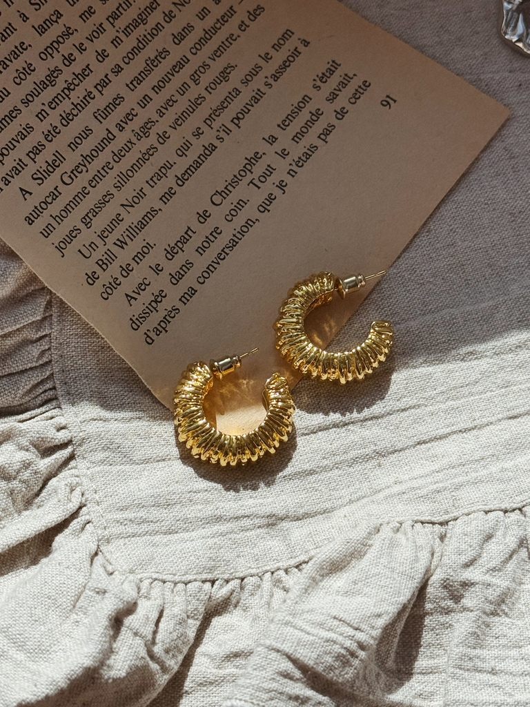 Серьги «Волны солнечного моря»