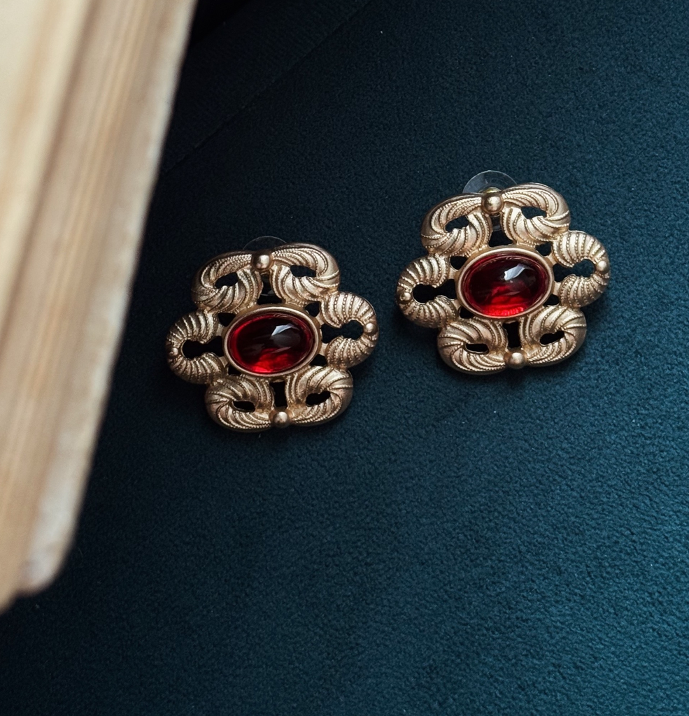 Серьги “Scarlet bloom”