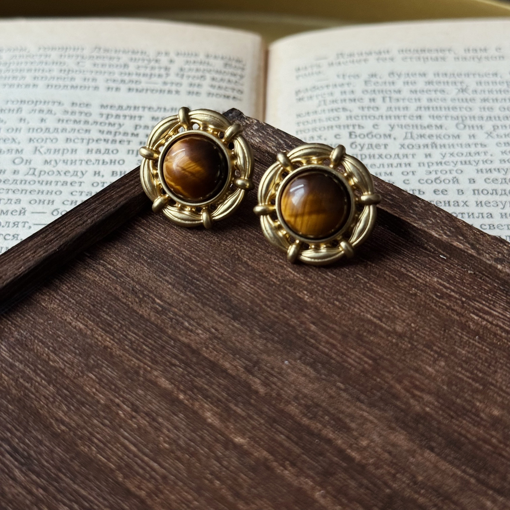 Серьги «Янтарный блеск»