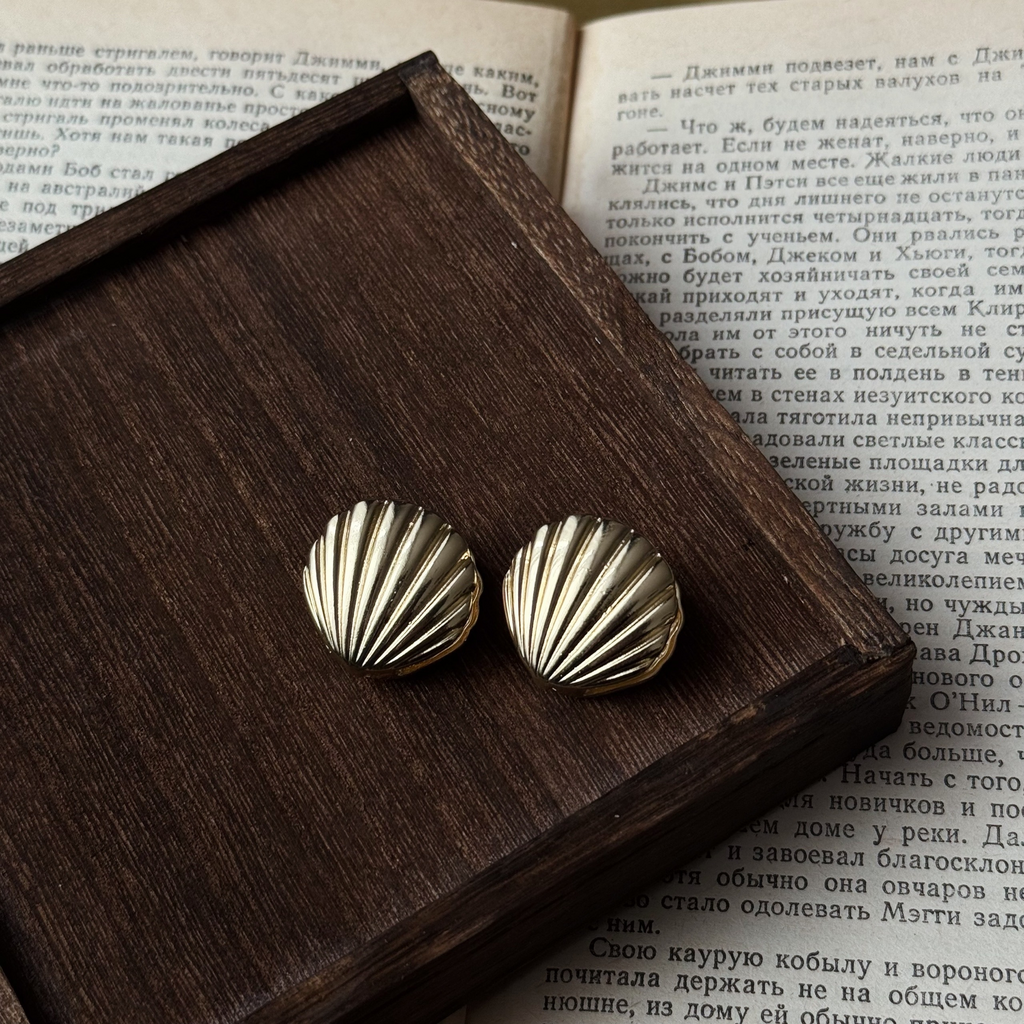 Серьги «Раковина Венеры»