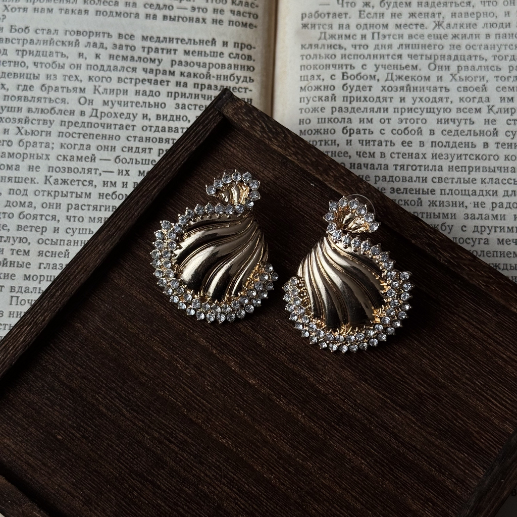 Серьги «Сверкающие волны»