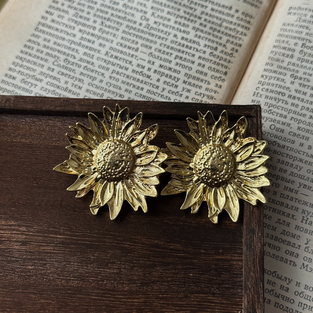 Серьги “Flower of the sun”