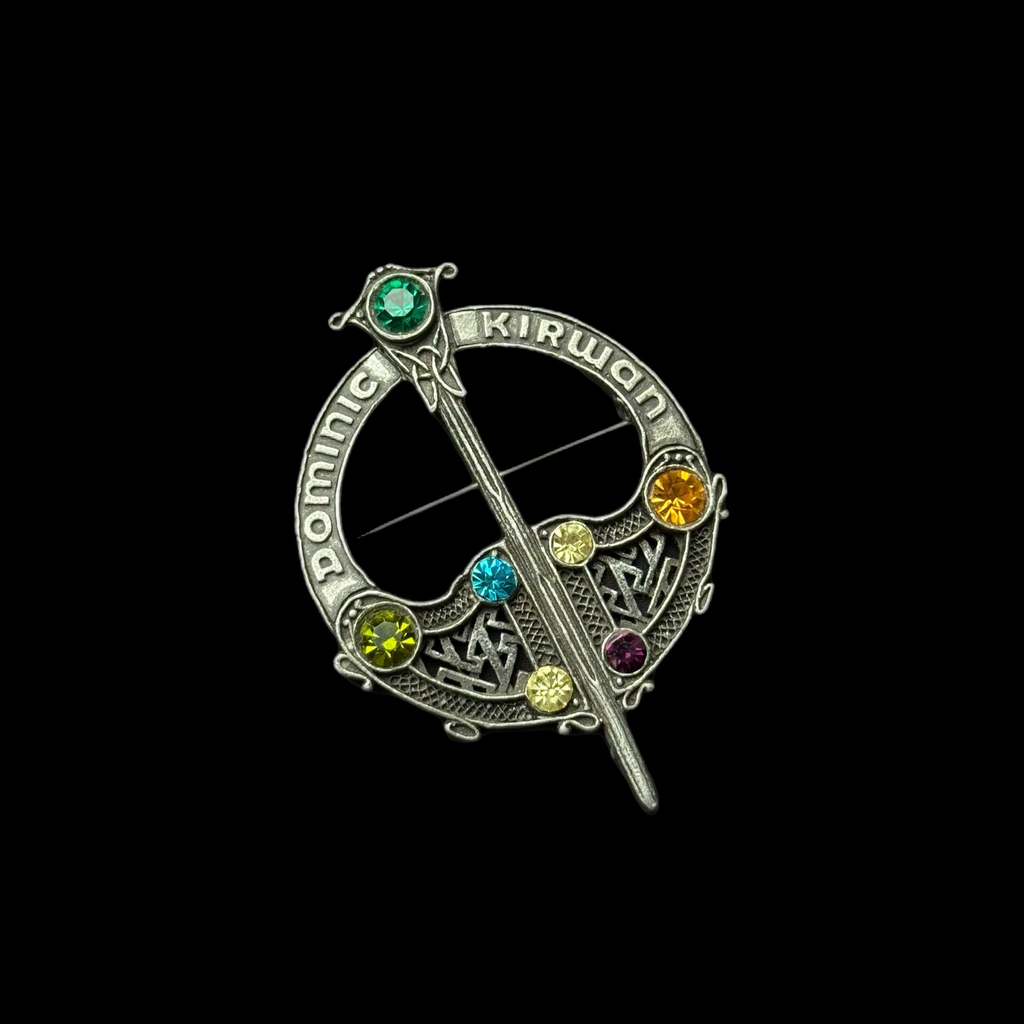 Винтажная брошь “Multicoloured fortune”, Miracle, Шотландия, 70е