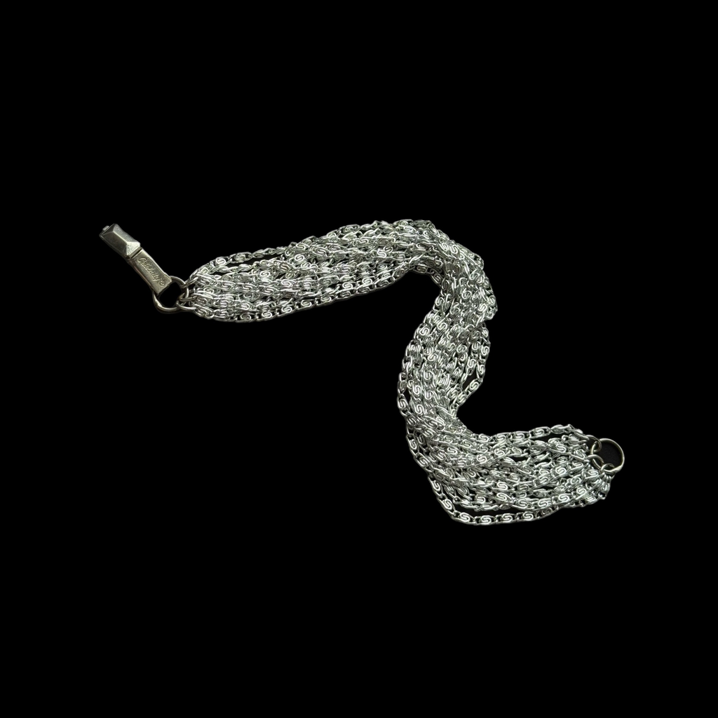 Винтажный браслет “Sparkling silver”, Celebrity, США, 70е