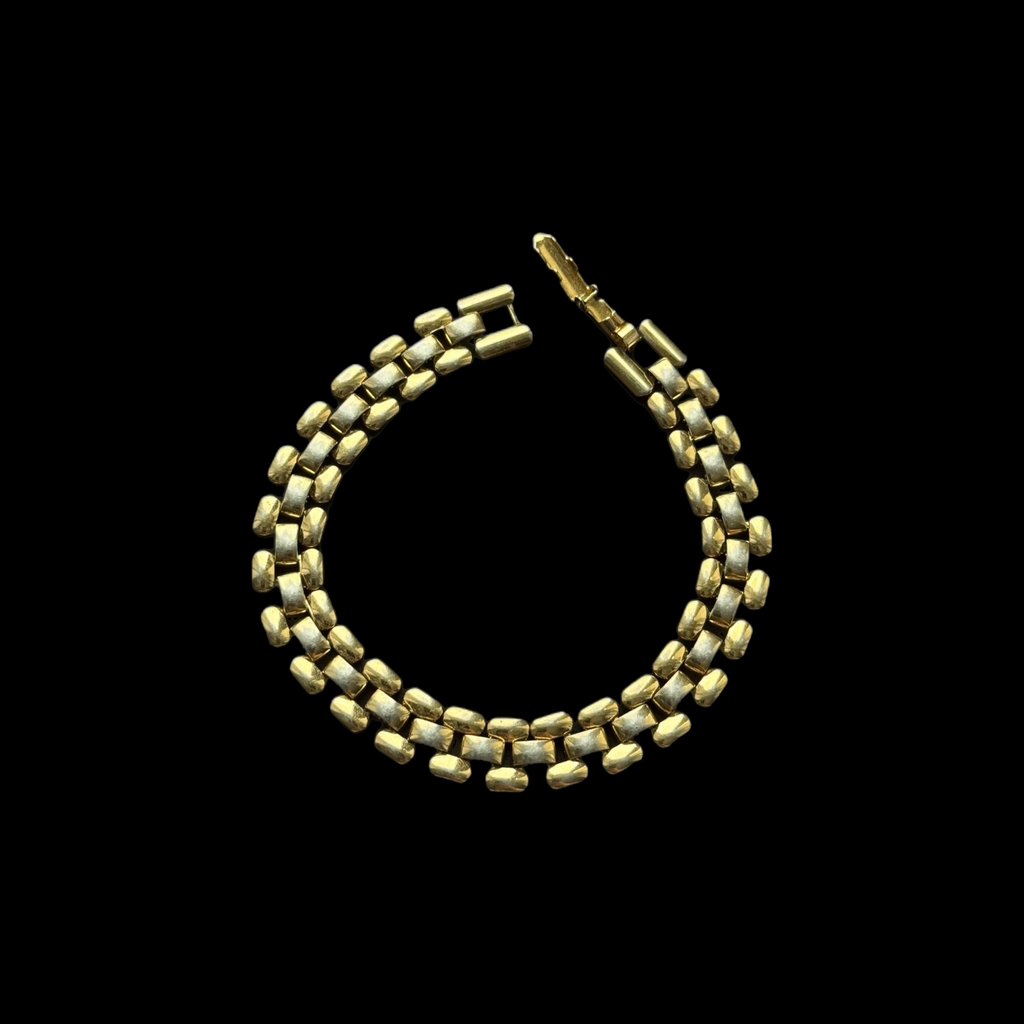 Винтажный браслет «Классика в золоте», США, 70е