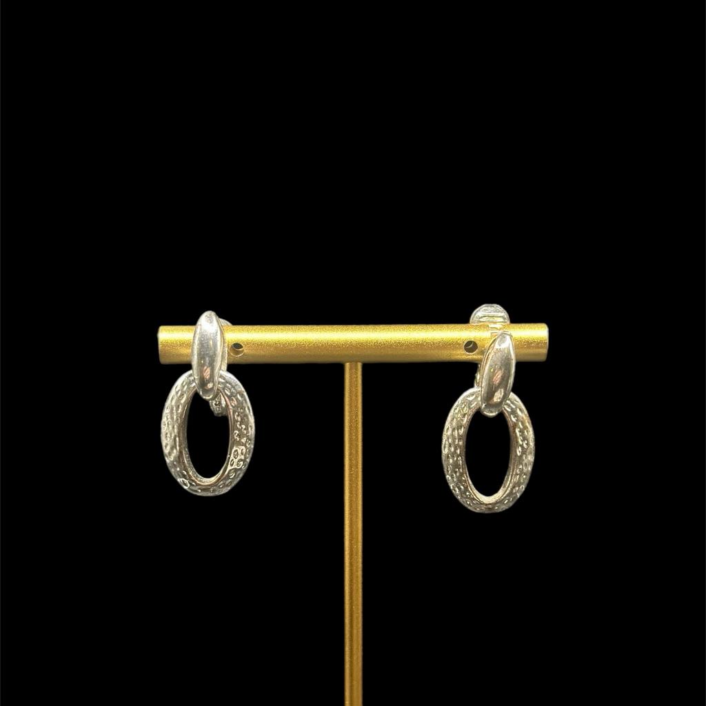 Клипсы Monet 70e "Звенья серебристые" США