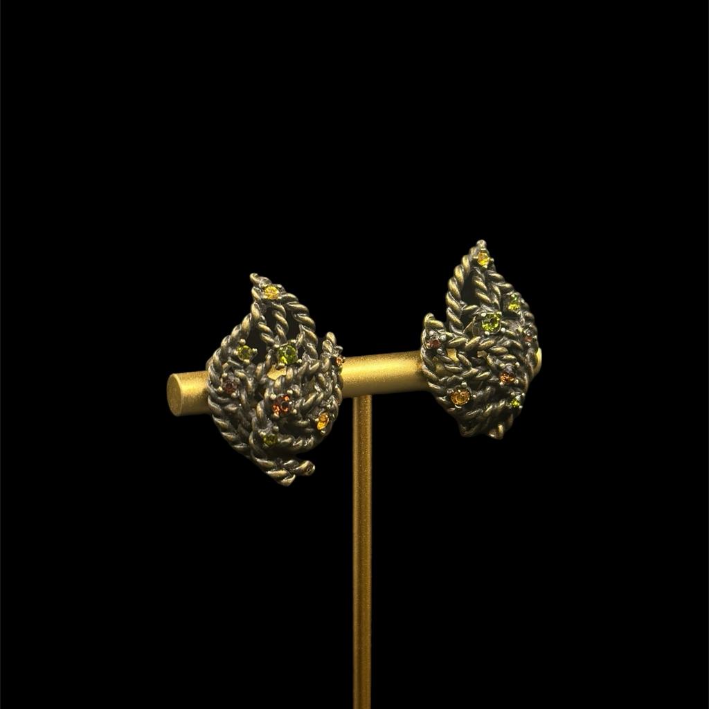 Винтажные клипсы "Пробуждение весны" 80е Avon