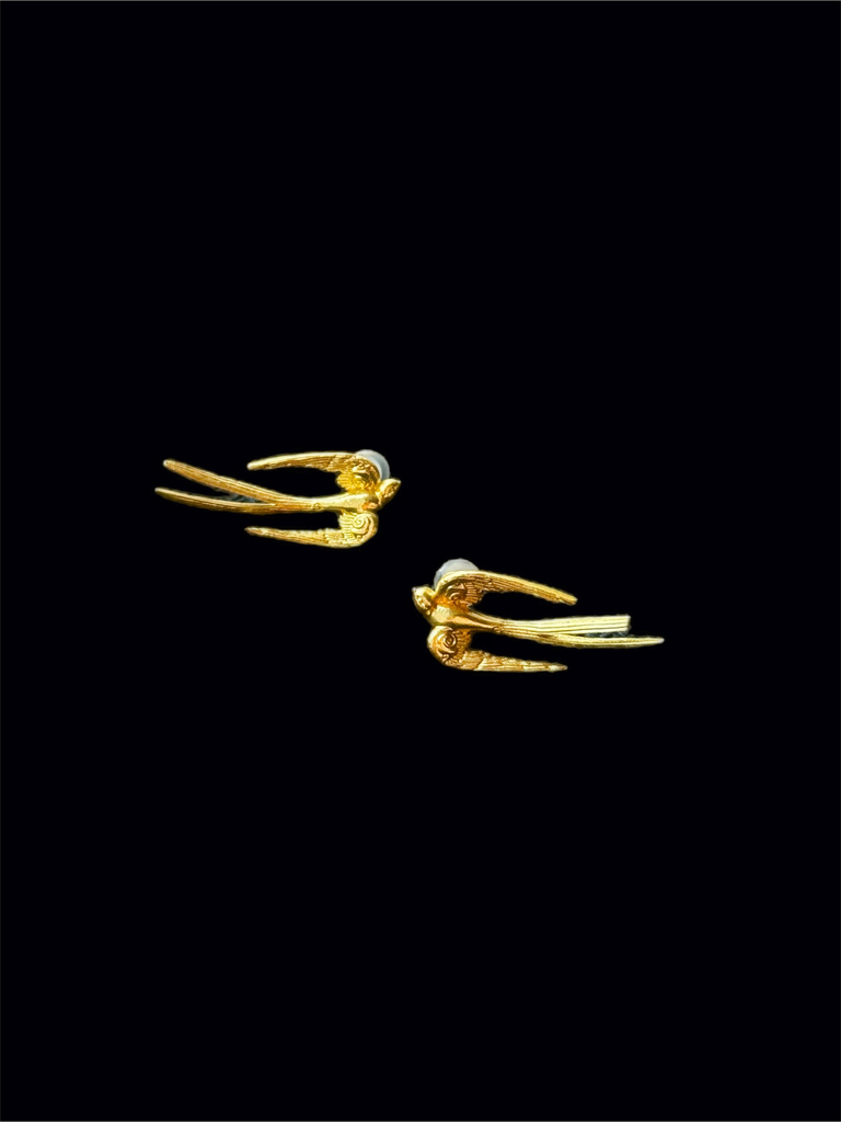 Серьги “Golden swallows”