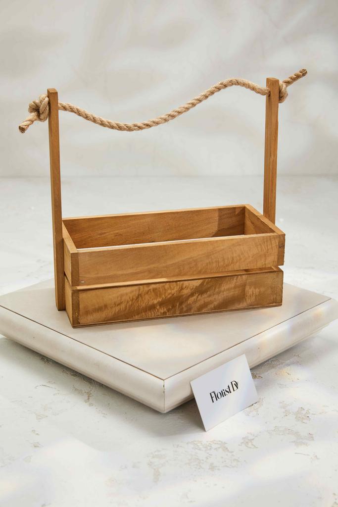 Ящик деревянный с канатной ручкой - Original - Берёзовый