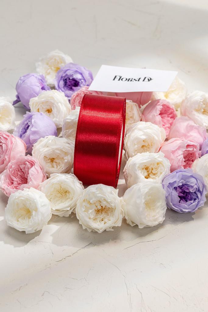 Атлас - 4 см - Бордовый (25м)