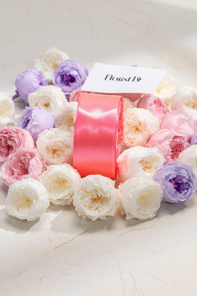 Атлас - 4 см - Ярко-розовый (25м)