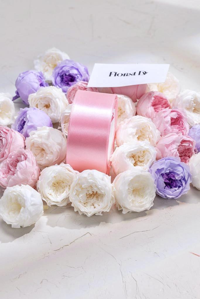 Атлас - 4 см - Розовый  (25м)