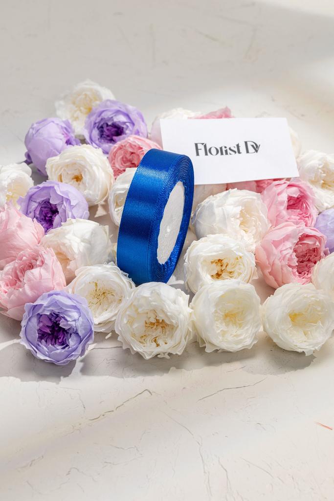 Атлас - 2 см - Синий (25м)