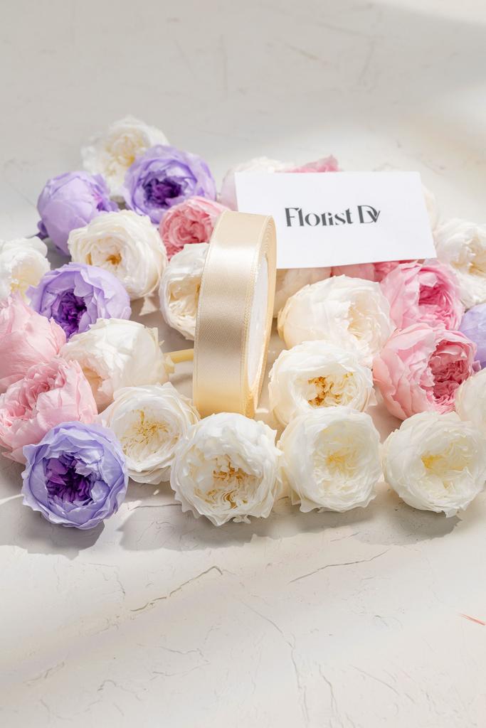 Атлас - 2 см - Бежевый (25м)