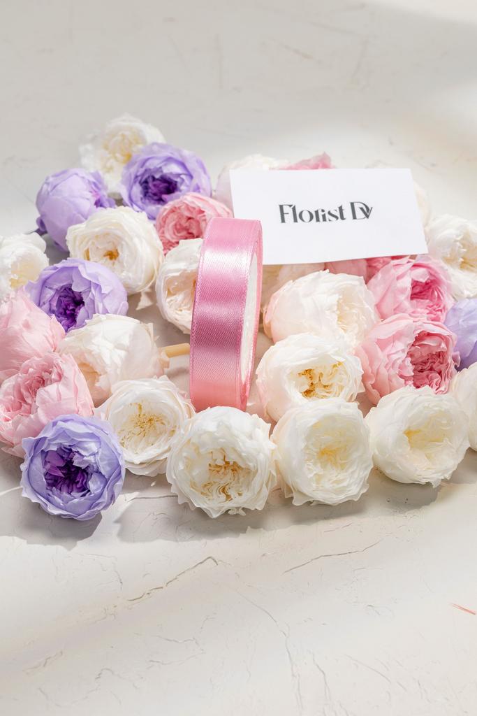 Атлас - 2 см - Розовый (25м)