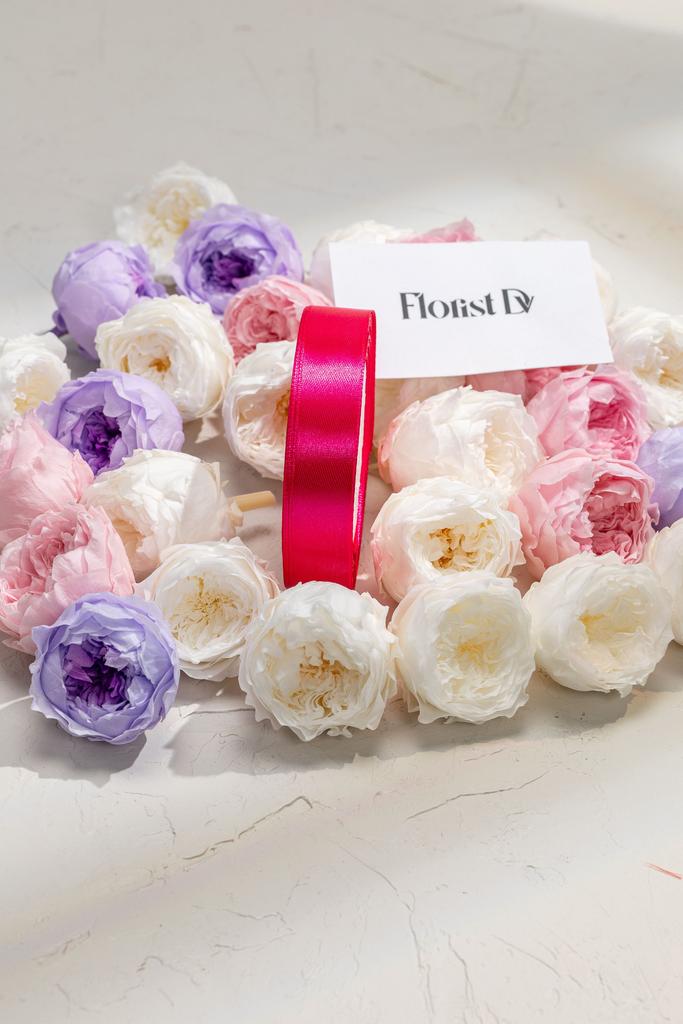 Атлас - 2 см - Малиновый (25м)