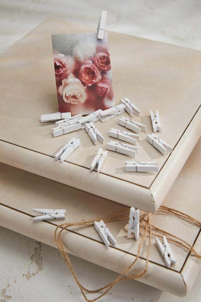 Прищепки белые