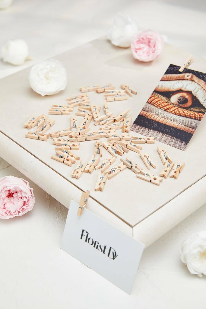 Мини-прищепки 50 штук