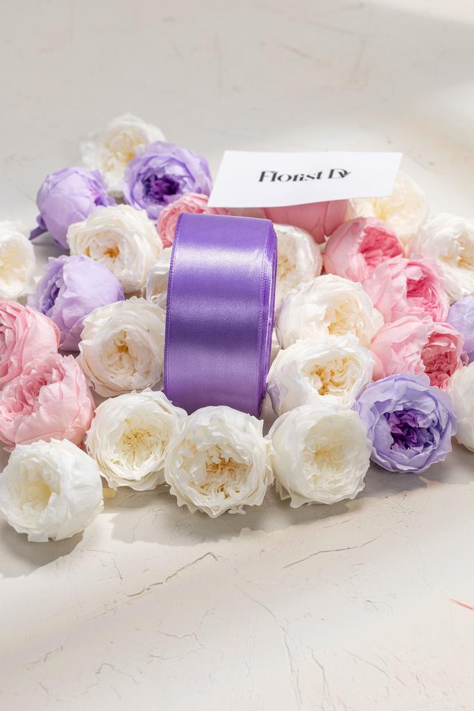 Атлас - 4 см - Сиреневый (25м)