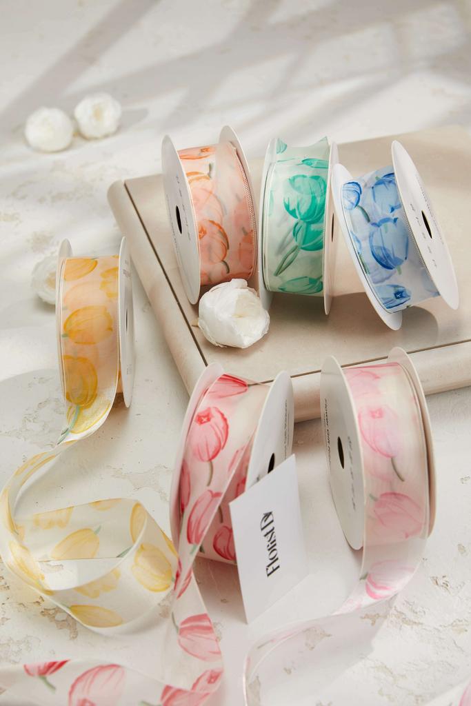 Дизайнерская лента Тюльпаны