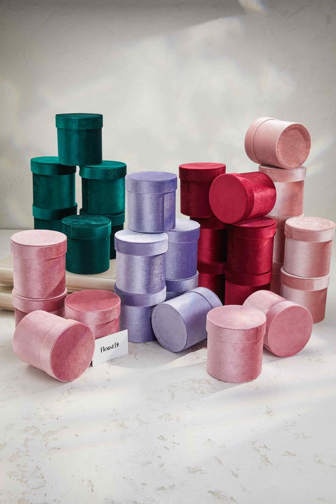 Набор из 6-ти бархатных боксов