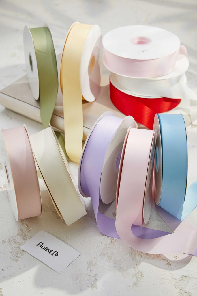 Премиальная шелковая лента 3,8 см 50 ярдов