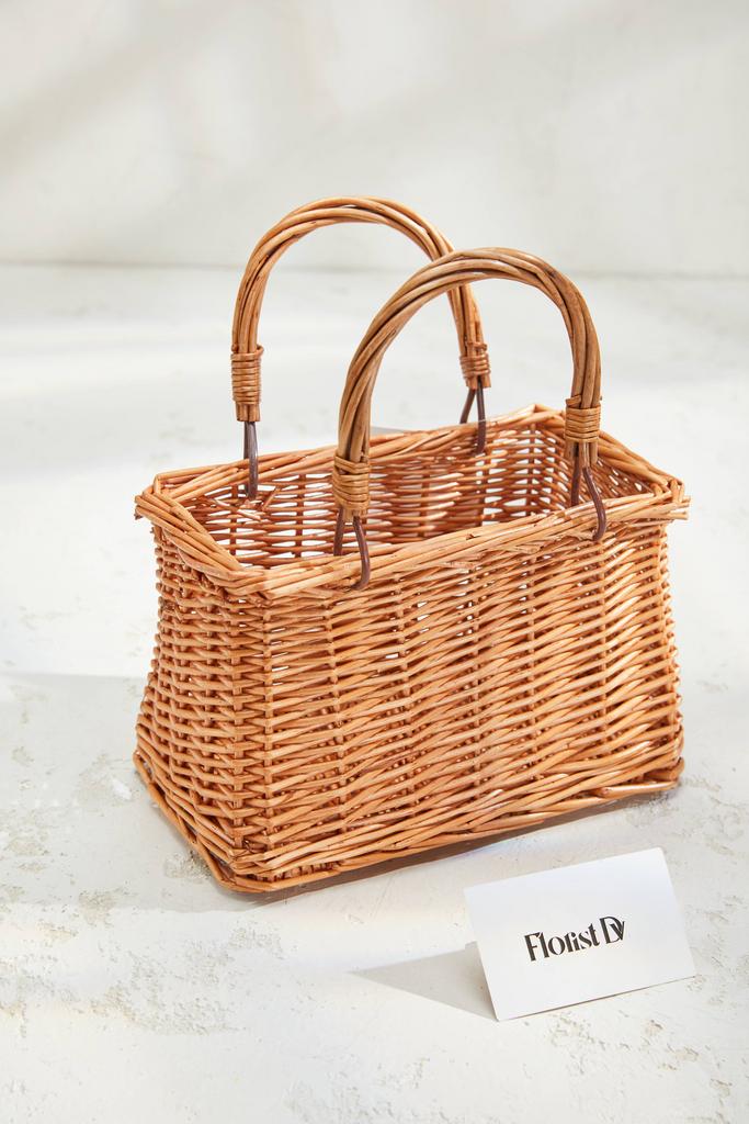 Корзинка Сумочка корейский стиль - Натуральная