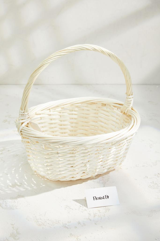 Большая овальная корзина - Молочная