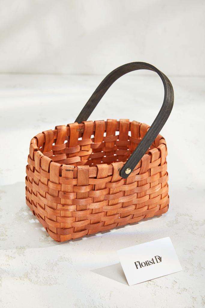 Корзинка плетенная - Коричневая